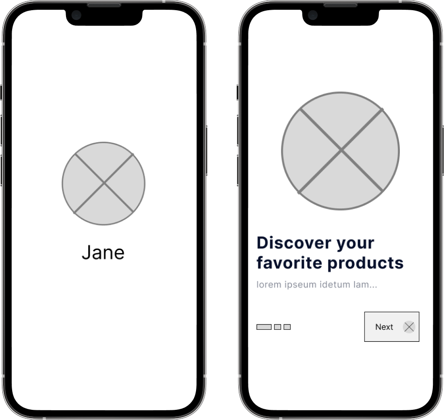 Wireframe for Project — Jane App